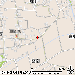 徳島県美馬市美馬町宮南135-1周辺の地図