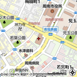 徳山郵便局周辺の地図