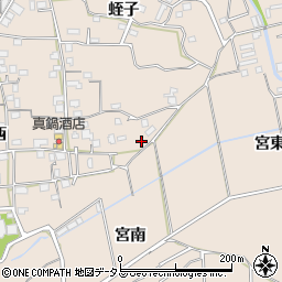 徳島県美馬市美馬町宮南135周辺の地図