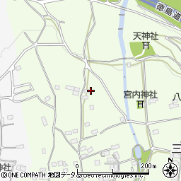徳島県三好市三野町清水1221周辺の地図
