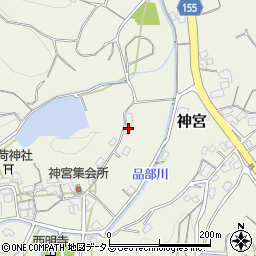 愛媛県今治市神宮722周辺の地図