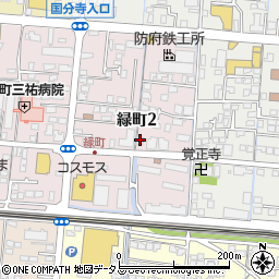 岡村工業株式会社　防府営業所周辺の地図