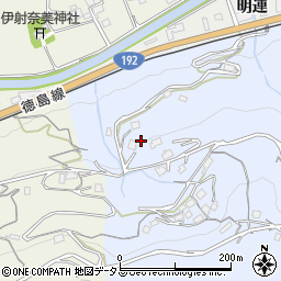 徳島県美馬市穴吹町口山尾山206周辺の地図