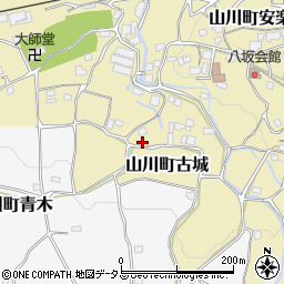 徳島県吉野川市山川町古城44周辺の地図