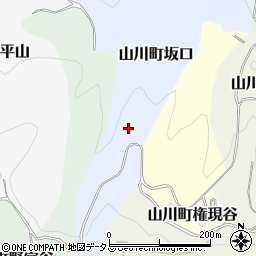 徳島県吉野川市山川町坂口周辺の地図