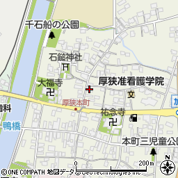 茅壁醤油工場周辺の地図