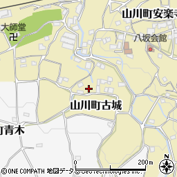 徳島県吉野川市山川町古城44-1周辺の地図
