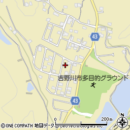 徳島県吉野川市川島町桑村641-79周辺の地図