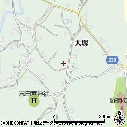 徳島県吉野川市川島町山田大塚76周辺の地図