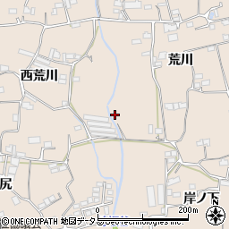 徳島県美馬市美馬町（荒川）周辺の地図