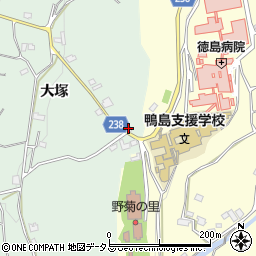 徳島県吉野川市川島町山田大塚512周辺の地図