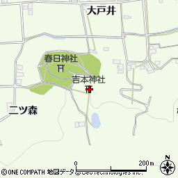 徳島県吉野川市川島町学二ツ森44周辺の地図
