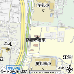 牟礼公民館周辺の地図