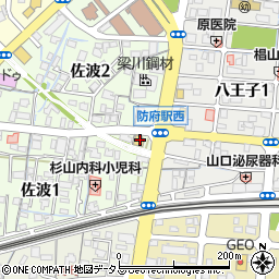 牛角 防府店周辺の地図