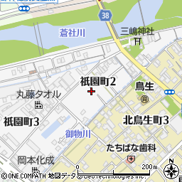 愛媛県今治市祇園町2丁目3周辺の地図