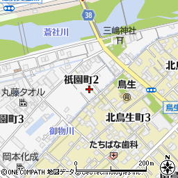 愛媛県今治市祇園町2丁目3-13周辺の地図