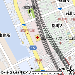 ドラッグコスモス徳山駅周辺の地図
