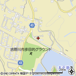 徳島県吉野川市川島町桑村609-29周辺の地図
