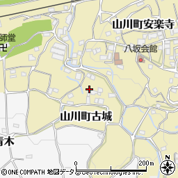 徳島県吉野川市山川町古城45周辺の地図