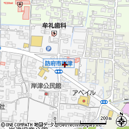 オートバックス東防府店周辺の地図