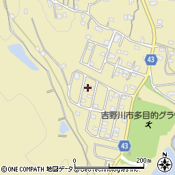 徳島県吉野川市川島町桑村641-87周辺の地図