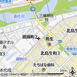 愛媛県今治市祇園町2丁目2-16周辺の地図