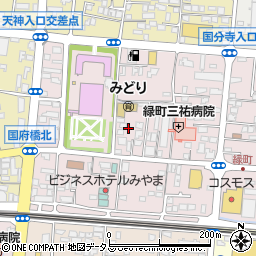 〒747-0026 山口県防府市緑町の地図