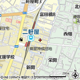 徳島県徳島市南二軒屋町（神成）周辺の地図