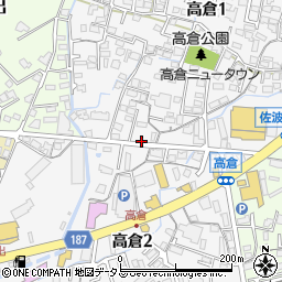 山口県防府市高倉周辺の地図