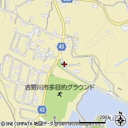 徳島県吉野川市川島町桑村609周辺の地図