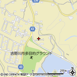 徳島県吉野川市川島町桑村609-20周辺の地図