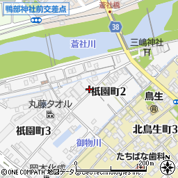 愛媛県今治市祇園町2丁目周辺の地図