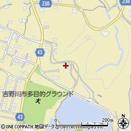 徳島県吉野川市川島町桑村608周辺の地図