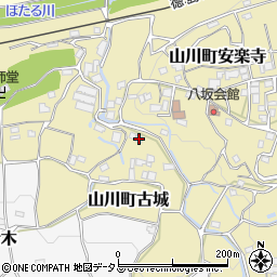 徳島県吉野川市山川町古城153周辺の地図