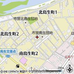 市営南鳥生団地Ｂ－５周辺の地図