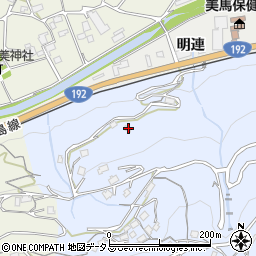 徳島県美馬市穴吹町口山尾山164周辺の地図