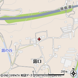 徳島県美馬市美馬町露口76周辺の地図