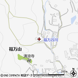 徳島県徳島市八万町上福万70周辺の地図