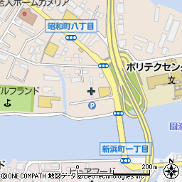 ミリオン昭和店事務用周辺の地図