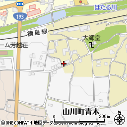 徳島県吉野川市山川町古城97周辺の地図