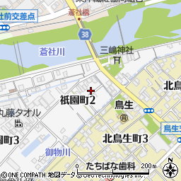 愛媛県今治市祇園町2丁目3-7周辺の地図