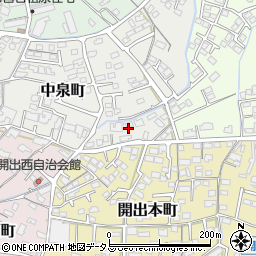 山口県防府市中泉町6周辺の地図