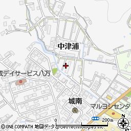 徳島県徳島市八万町中津浦175周辺の地図