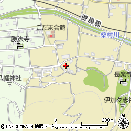 徳島県吉野川市川島町桑村1744周辺の地図