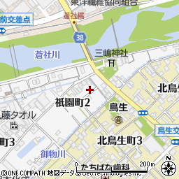 愛媛県今治市祇園町2丁目3-5周辺の地図