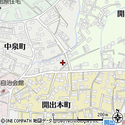 山口県防府市中泉町6-5周辺の地図