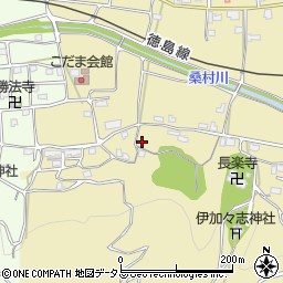 徳島県吉野川市川島町桑村1751周辺の地図