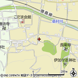 徳島県吉野川市川島町桑村1751周辺の地図