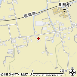 徳島県吉野川市川島町桑村1119周辺の地図