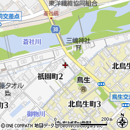 愛媛県今治市祇園町2丁目3-4周辺の地図